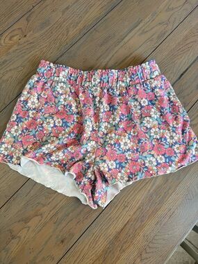 Zsupply Floral Elastic-Waist Comfy Shorts -